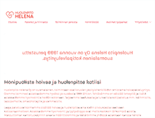 Tablet Screenshot of huolenpitohelena.fi